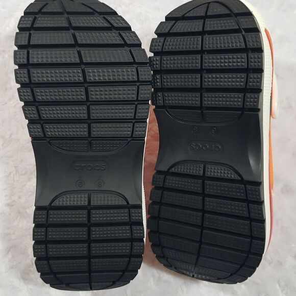 Mega Crush 7 Eleven x Crocs orange and green Mens 6, Womens 8 - Picture 10 of 14